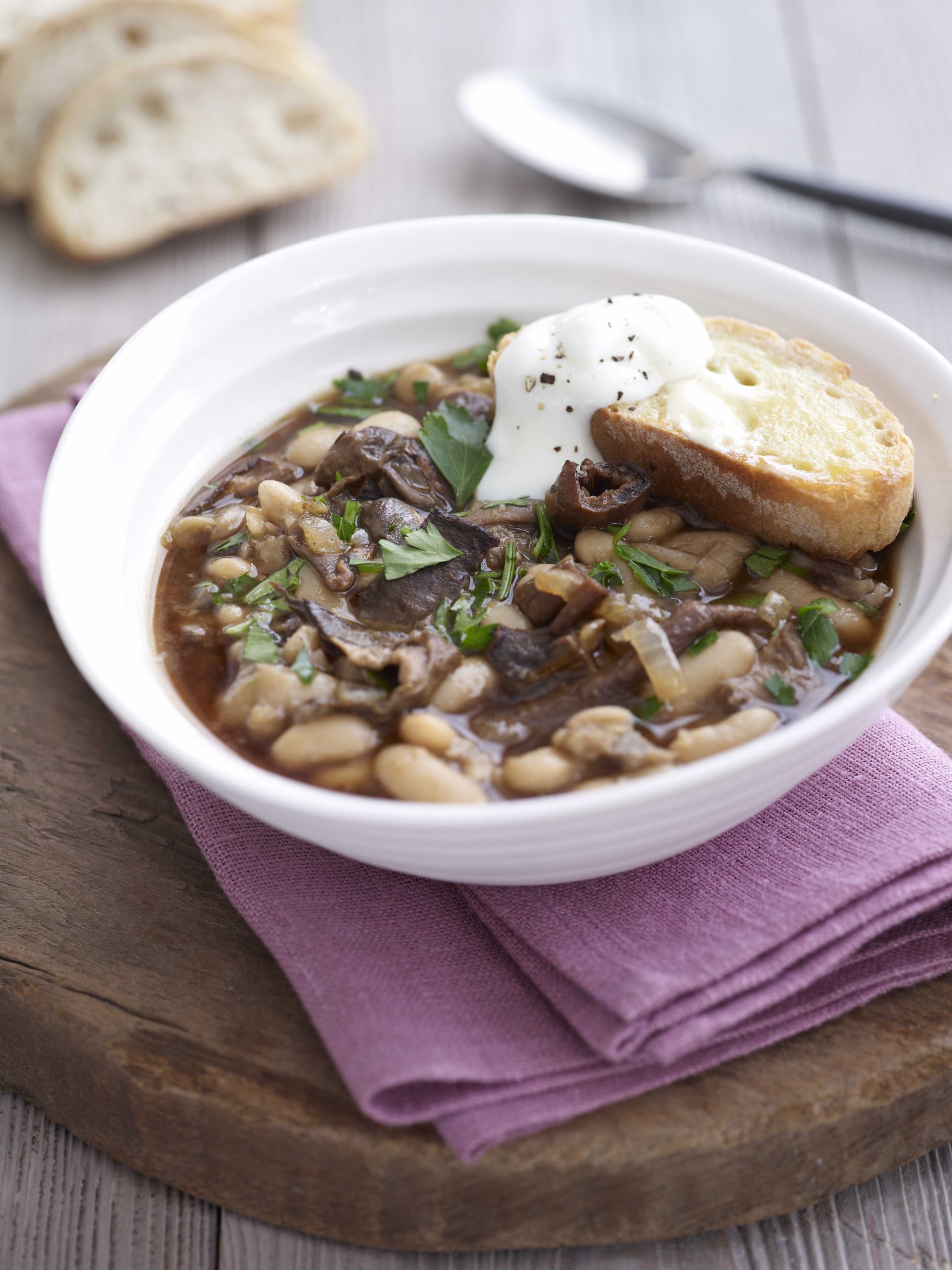 Cannellini & Porcini Mushroom Soup